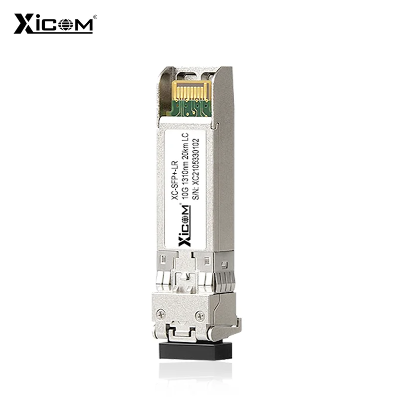 Xicom 10G SFP Fiber Transceiver Module 1310nm Duplex LC Connector Single Mode Duplex Fiber 20KM Compatible with Mikrotik Cisco