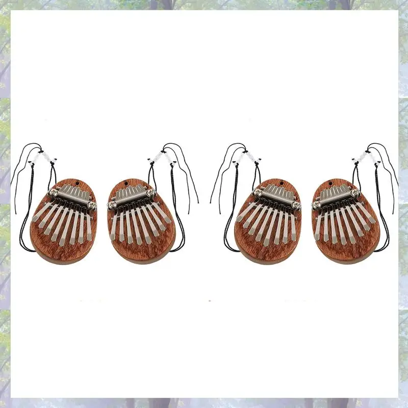 신상품 4개입 칼림바 엄지피아노 8키 미니 엄지피아노 핑거피아노 미니 칼림바 엄지피아노 어린이 성인 악기 액세서리