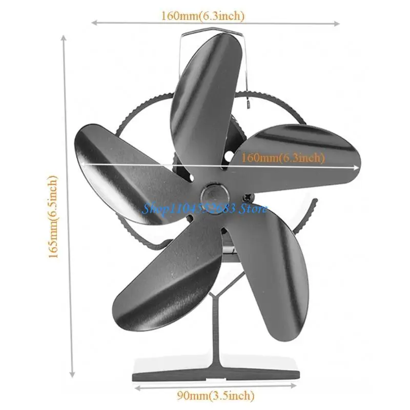 Рисунок 6 - Y6gd 5 лезвия печь камин вентилятор