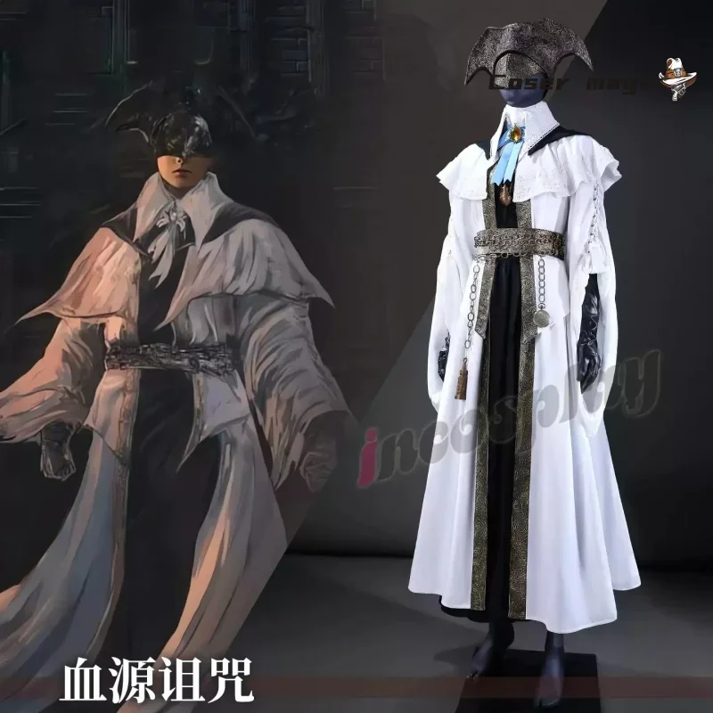 

2025 new Halloween Party for Women Men Carnival Props Game Bloodborne Choir Cosplay Costume Uniform