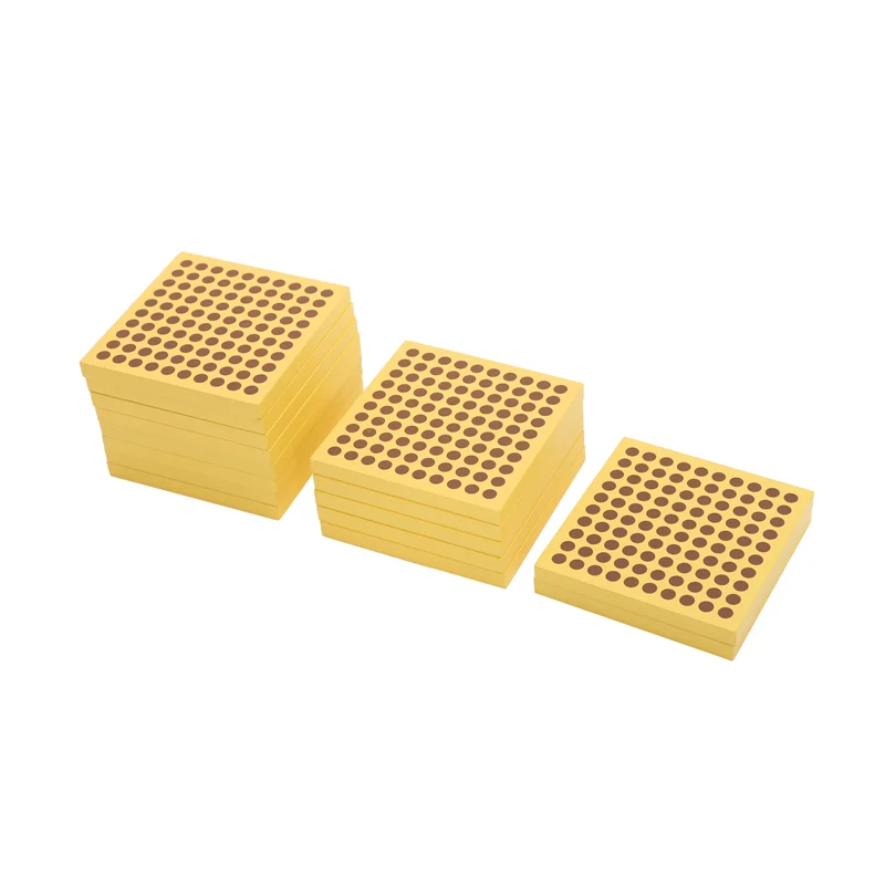 우드 백각형 몬테소리 구슬 교구 수학 교육 장비 십진법 학습 장난감 수학 게임