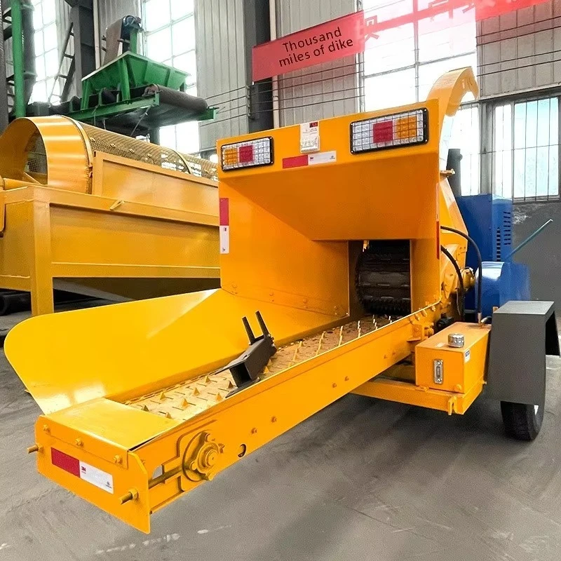 FL Customized Auto Wood Chipper; Garden Chopper Dry Wet Vines Branches Leaves; Multi-functional Branch shredder diesel Engine