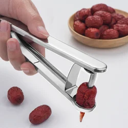 Stainless steel Cherry Pitters Dates Denuclearizer Fruit Core Seed Remover Artifact Cherry Jujube Creative Home Kitchen Tools