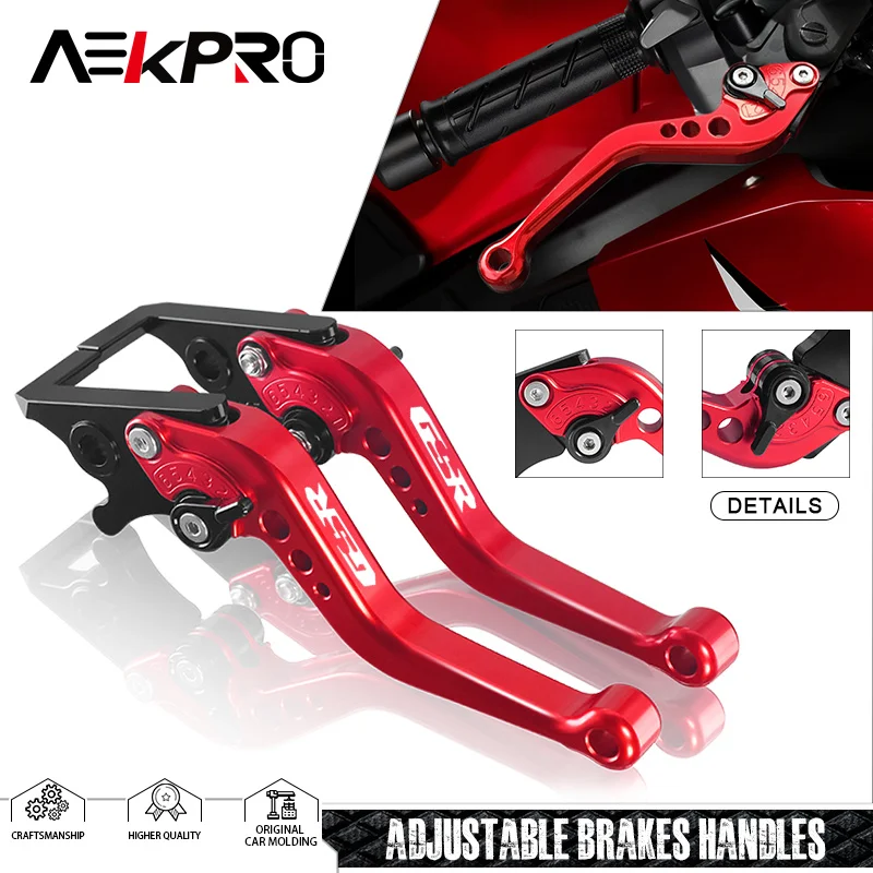 

New For GSR600 GSR750 GSR 750 600 Motorcycle Accessories CNC Adjustable Short Brake Clutch Levers Handle bar lever gsr600 gsr750