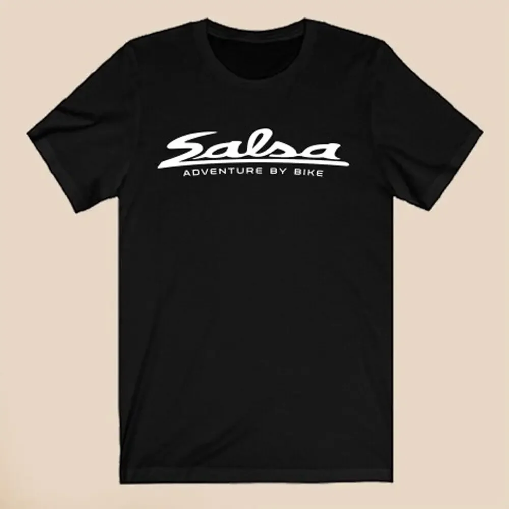 Salsa Bike Bicycle Men's Black T-Shirt Size S-5XL