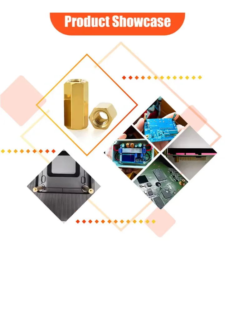 5-50pcs M3 M2.5 M2 Hex Brass Motherboard Standoffs Stud Spacing Screw Hexagon Copper Female PCB Pillars Bolt Length 3/4/5/6-80mm