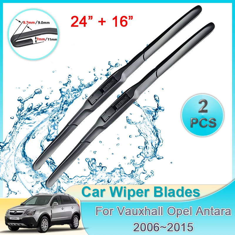 

Car Windscreen Wipers For Vauxhall Opel Antara 2006-2015 2008 2009 2010 Auto Front Windscreen Windshield Wipers Tool Accessories