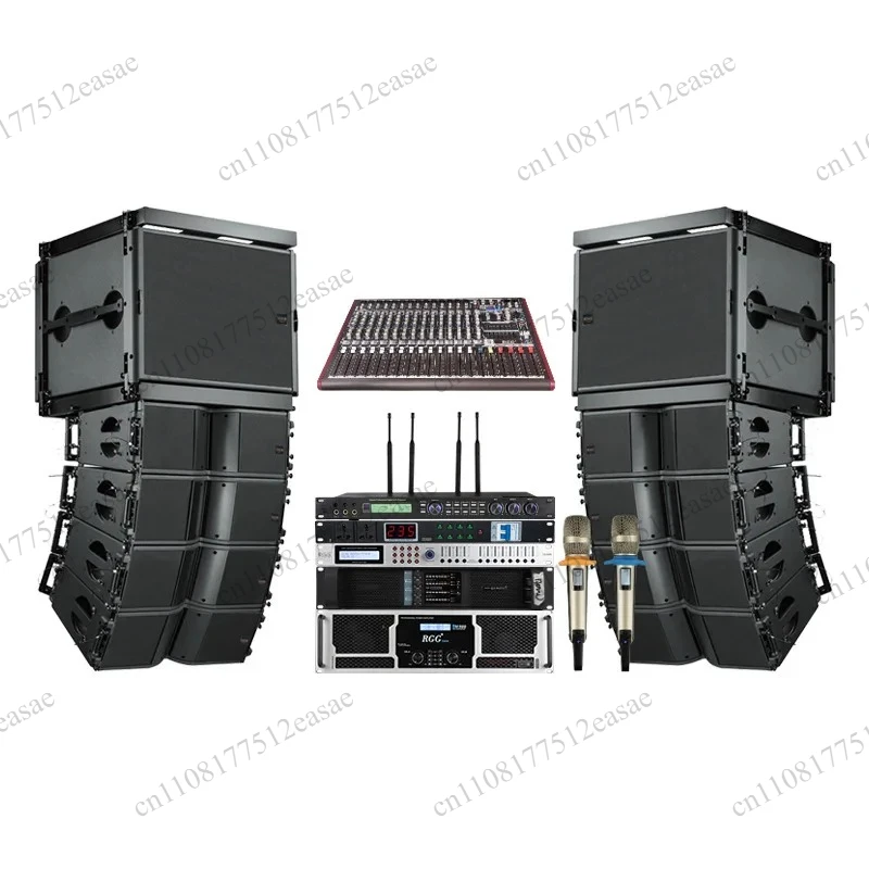 High Power Waterproof Linear Array Stage Speaker, Professional Audio For Outdoor Live Performance