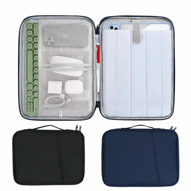Bolsa para Tablet para iPad Pro 12.9 11, Capa Protetora para iPad 10ª 9ª 8ª 7ª Geração, Air 5 4 3 2025 2022, Bolsa Impermeável para Tablet de 13 Polegadas