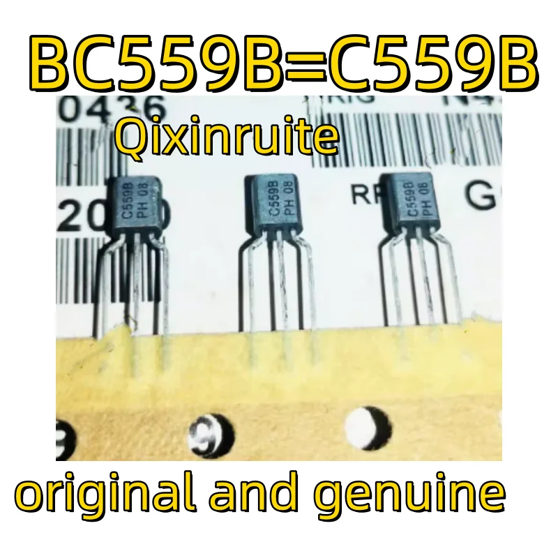 Qixinruite العلامة التجارية الجديدة الأصلية حقيقية BC559B = C559B BC559C = C559C TO-92 رقاقة الدائرة المتكاملة IC