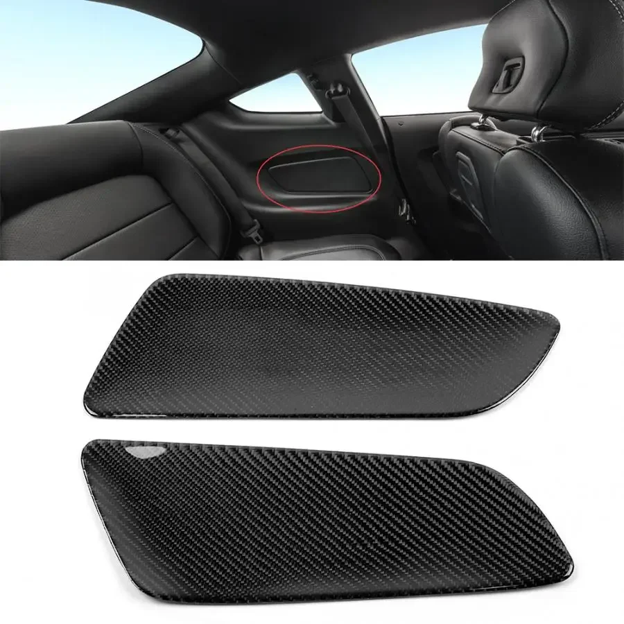 

Carbon Fiber Rear Car Door Panel Interior Decoration Fit for Ford Mustang 2015 2016 2017 2018 2019 Left Drive Car Styling