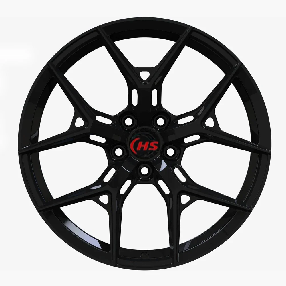 Custom Wheel Hub 5 Spoke 18 19 20 21 22 Inch 5x120 5x112 5x114.3 Automobile Rim Passenger Car Wheels Alloy Rims