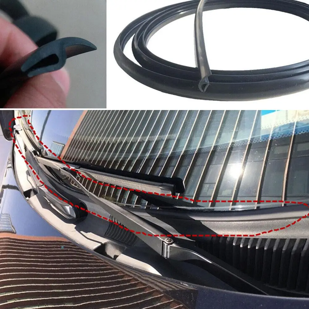 Rubber Car Seals Edge Sealing Strips 1.7/2M Auto Roof Windshield Sunroof Seal Strip Trim Moulding Sealing For Car Accessori K2Q4