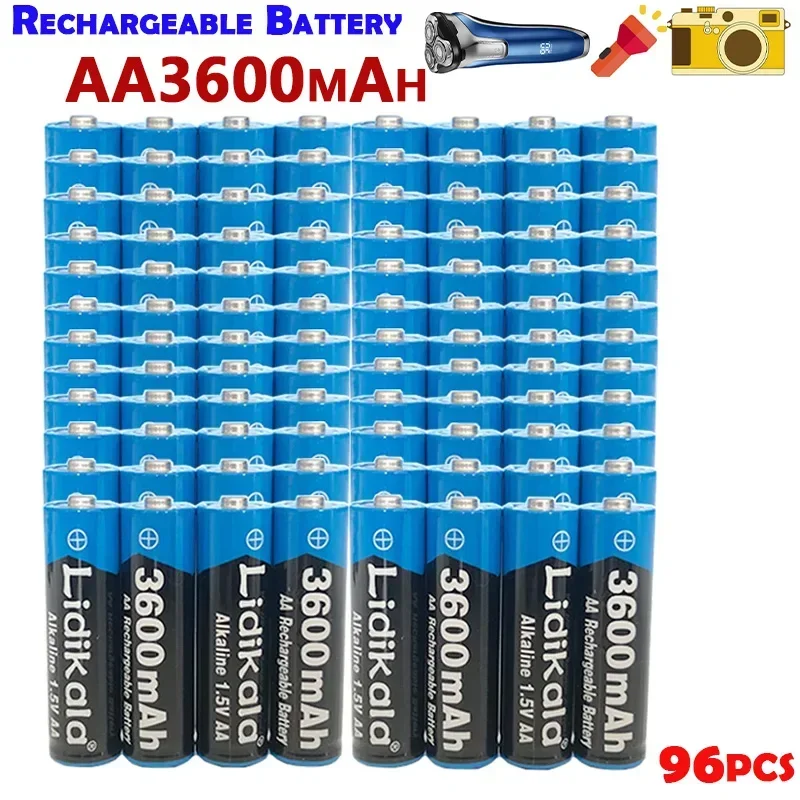 

AA 1.5V Battery New Bestselling AA3600mAh Rechargeable Battery for LED Light Camera Microphone Alkaline technology