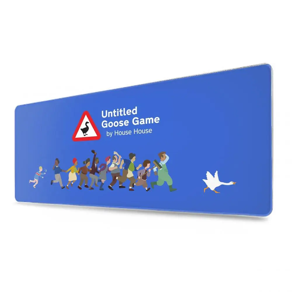 Untitled Goose Game Mouse Pad Tablet mouse Pad Laptop xl desktop mate, cute HD Rainbow Gaming keyboard pad, Player, 90x40