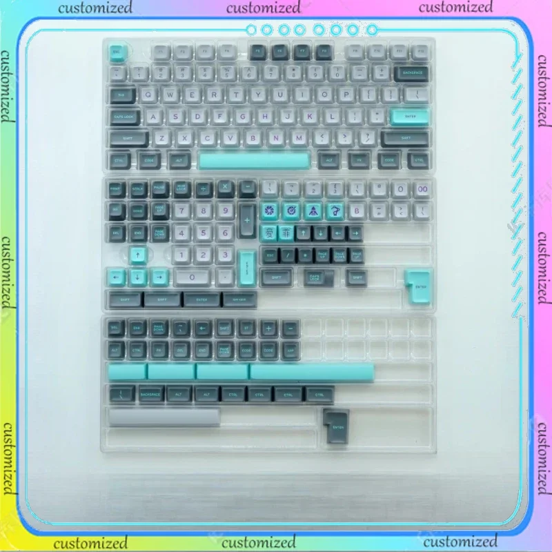 

Original SA Hyper Fuse Keycaps, Two-color Molded ABS Material 172 Keys Full Set of Personalized Keycaps