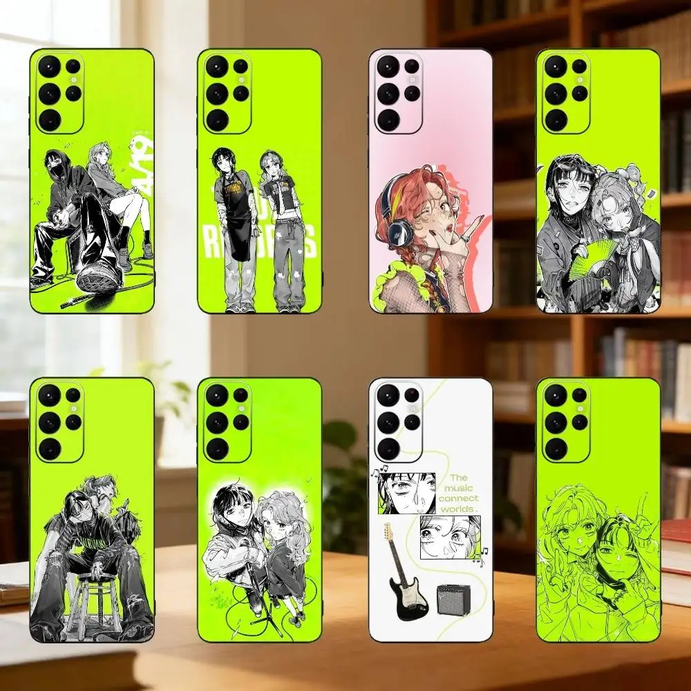 

Aya Osawa Mitsuki Koga MitsuAya Phone Case For Samsung S25,24,23,22,30,21,10,9,Ultra,Plus,Lite Soft Black Case