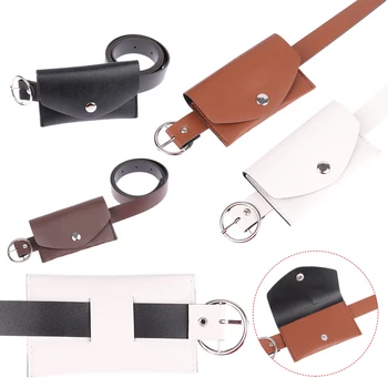 الخصر حزم النساء الجلود بولي PU حزام قابل للتعديل حقيبة الخصر حزمة محفظة الهاتف الحقيبة السيدات مندوب مبيعات العمل أكياس