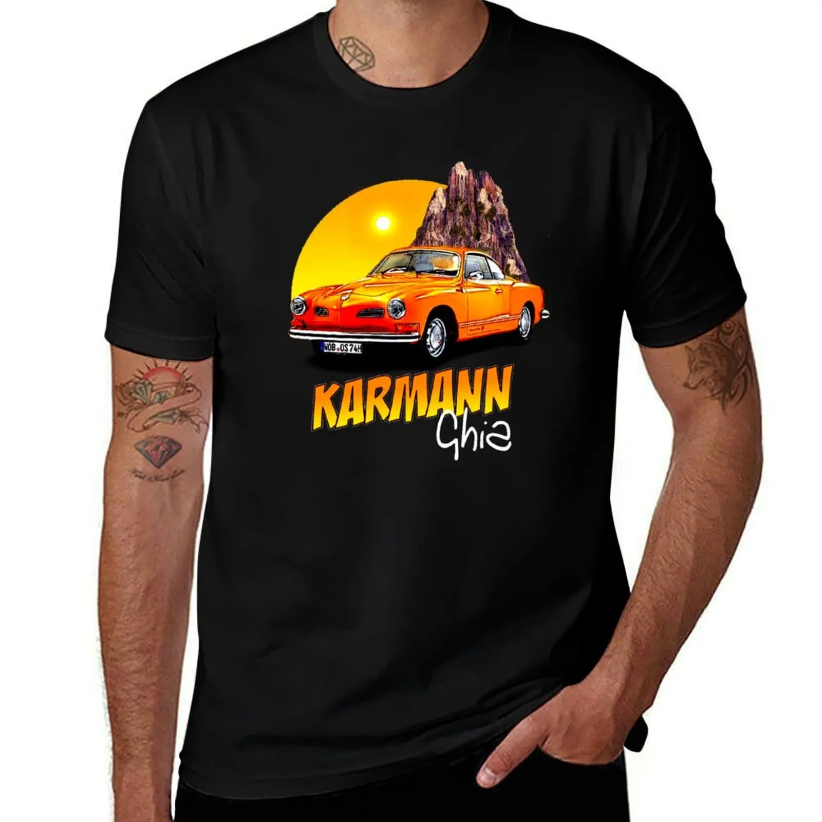 

Karmann ghia T-Shirt t shirt for man t shirt men 100% cotton luxury brand man tshirt T-Shirt