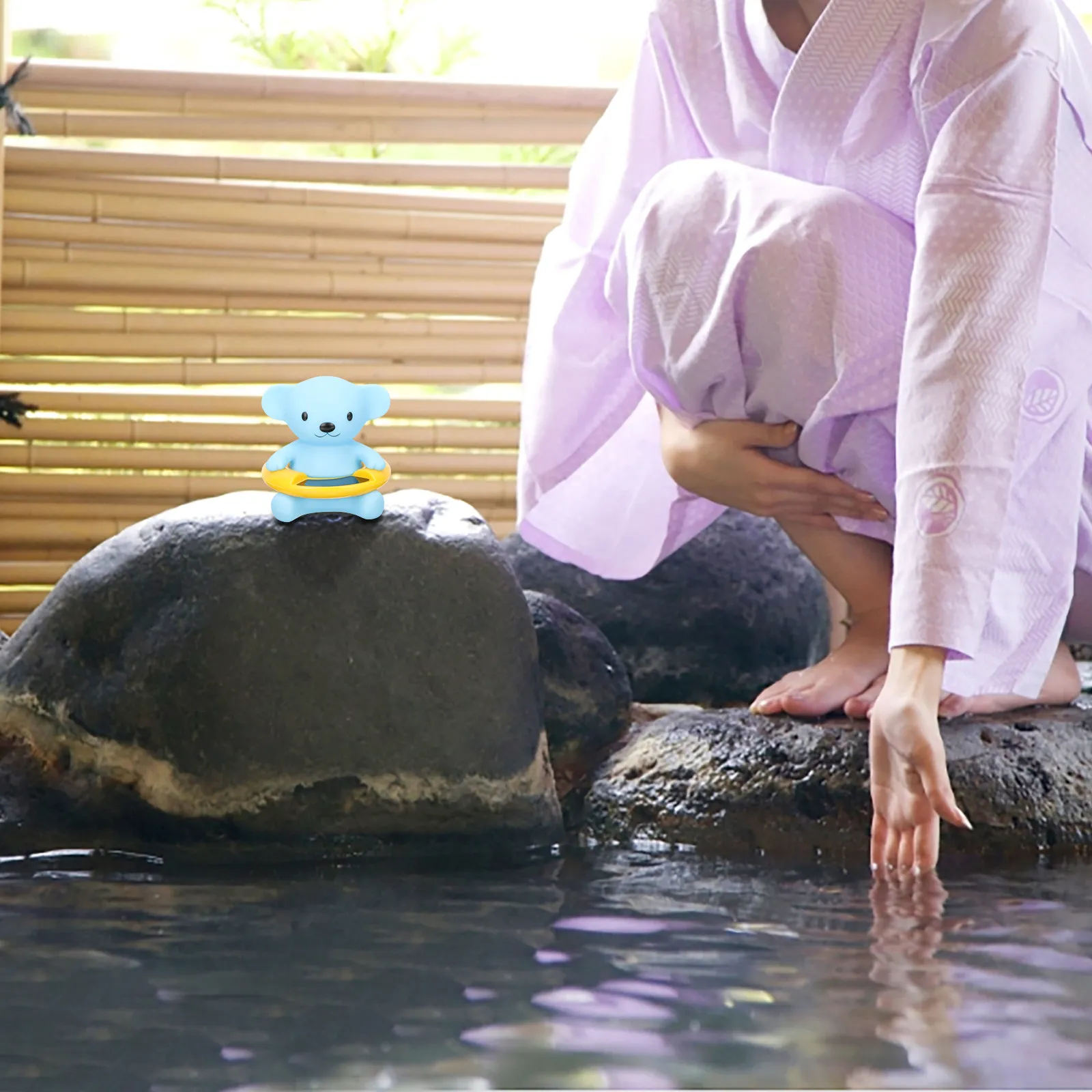

Baby Bath Thermometer Floating Pool Water Temperature Cartoon Shape Accurate Quick Measurement Spa Hot Tub Pool