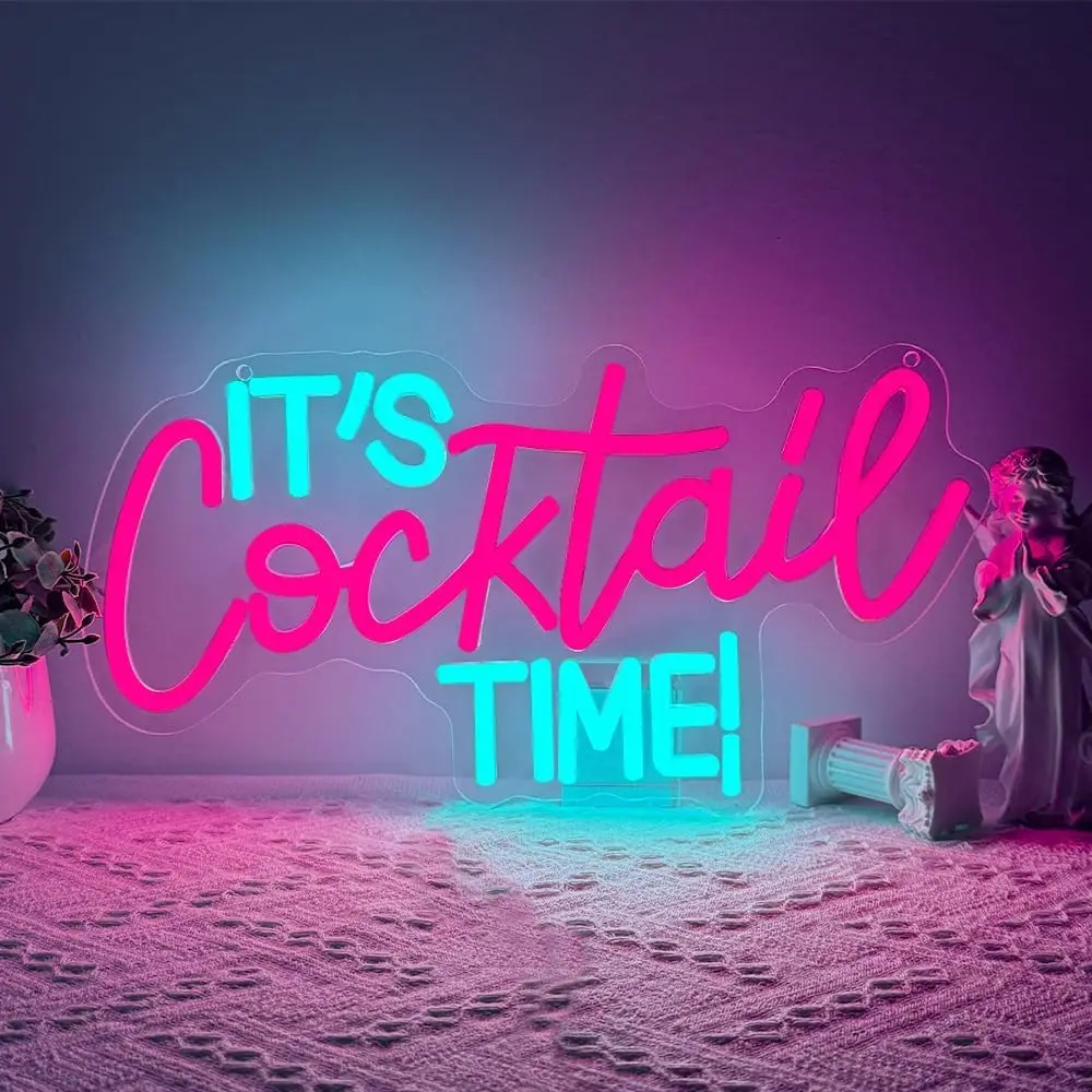 Cocktails Neon Sign USB Powered LED Neon Light for Bar Party Gaming Room Bedroom Decoration Gift Business Art Wall Light view 6