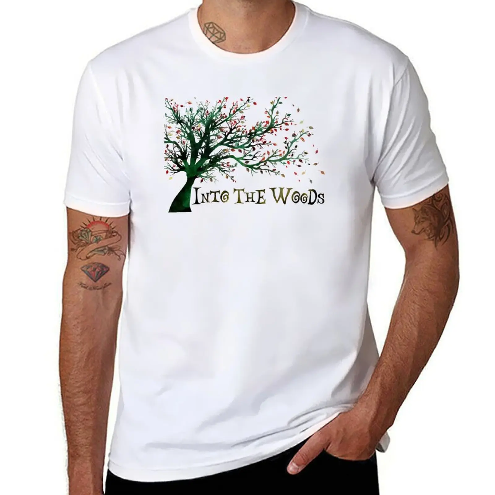 

Into the Woods T-Shirt black cotton t-shirt plain for man package t shirts for man cotton T-Shirt