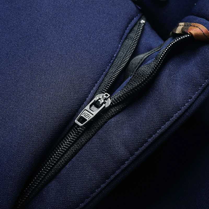 Vielseitige, kältebeständige Herrenhose mit dickem Plüschfutter, Stretch-Gürtelkompatibilität, für verschiedene Anlässe geeignet, lange Hose. – Detail 28