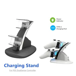 Charging Stand For PS5 Wireless Controller Charger Dock For PS5 Gamepad Dual Controller Charger For Playstation 5 Slim Accessory