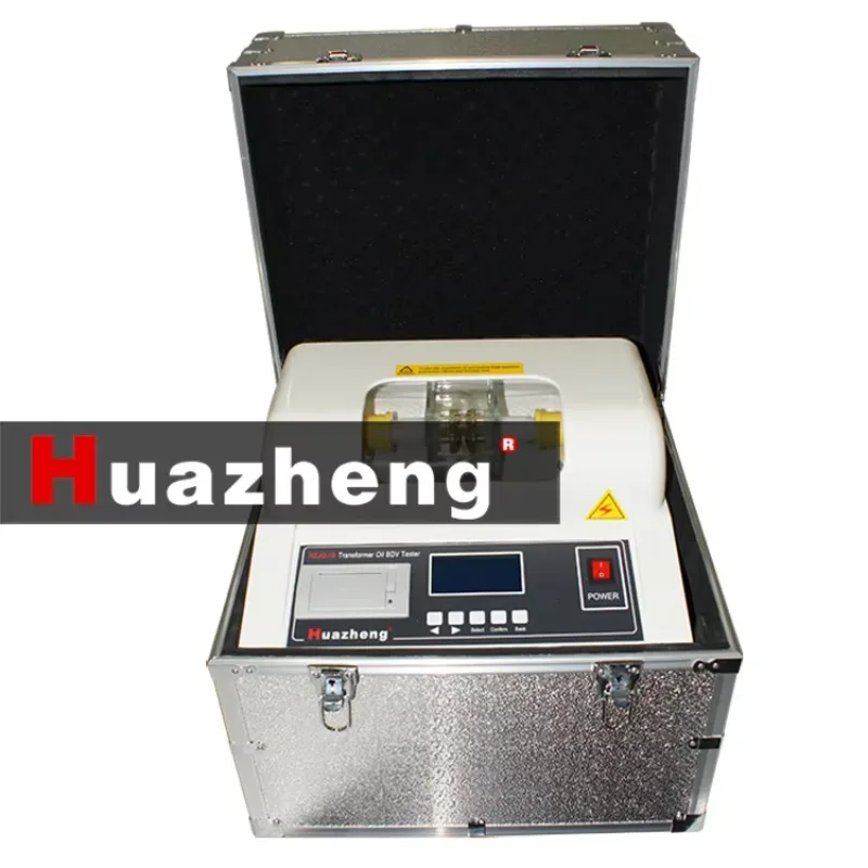 AIROW Huazheng Electric  Insulating Oil BDV Measuring Tool Dielectric Strength Analyzer 100KV Transformer Oil Bdv Tester
