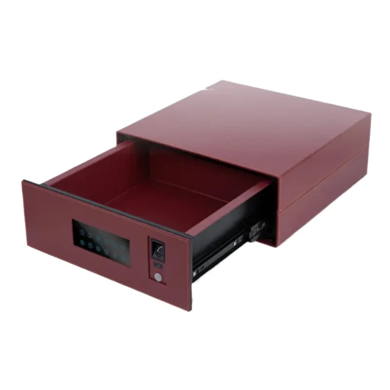 

Умный кожаный ящик, сейф для ювелирных изделий, домашний сейф с паролем по отпечатку пальца