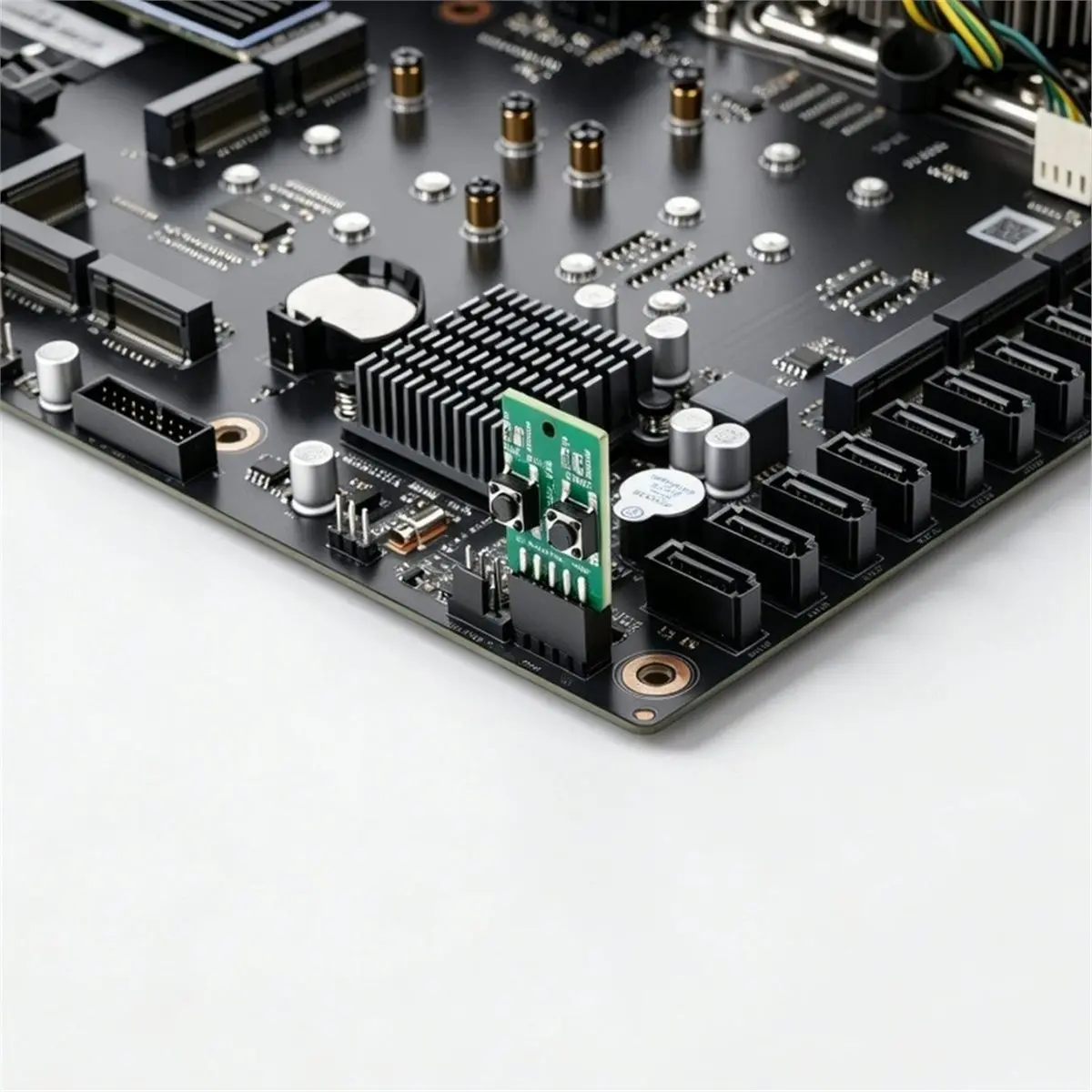 3pcs PC Power Reset Switch External Module 9Pin Motherboard Header Power LED HDD Indicator for Computer Case Test Board