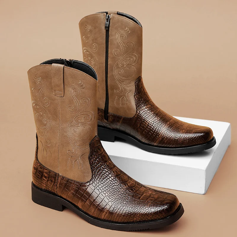 

Motorcycle protective boot men four season new fashion high top off-road anti slip wear-comfort resistant breathable riding boot