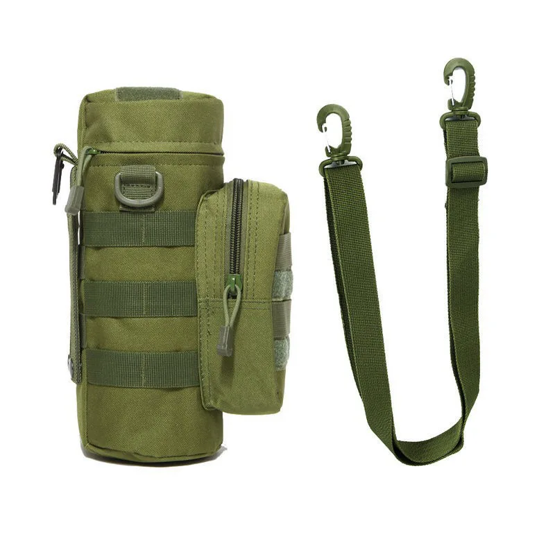 

Tactical Molle Water Bottle Bag Pouch Holder Outdoor Travel Camping Hiking Cycling Fishing Hunting Water Bottle Kettle Carrier