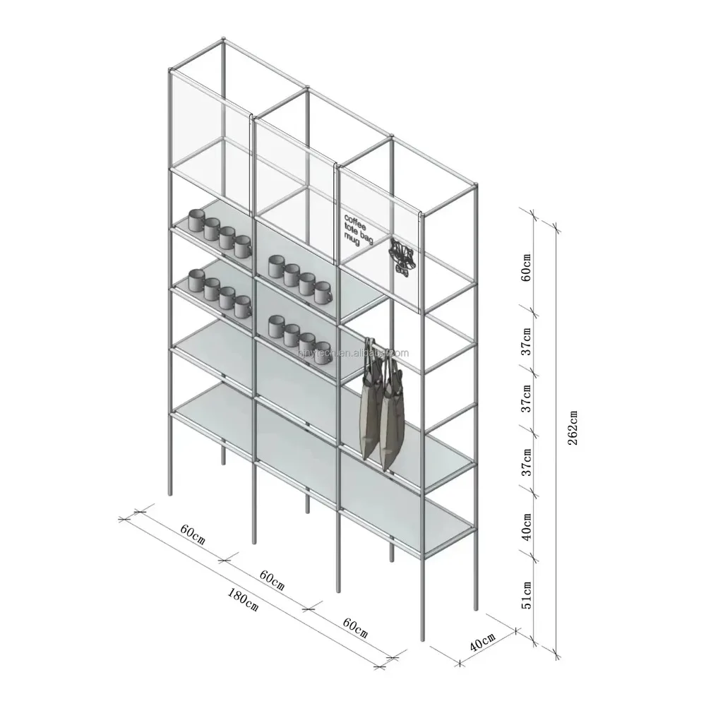 Modern Design Custom Stainless Steel Bookshelf Multifunctional Easy Installation Stable Bookshelf