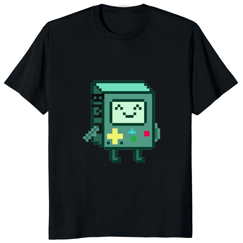 Humor Cartoon Printed Adventure Time Graphic Man T Shirt Casual Streetwear Fashion Loose Women Tops Comfortable Breathable Tees