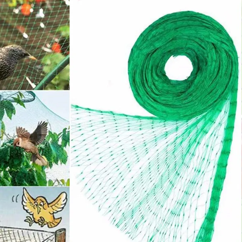 Garden Netting Green Woven Mesh Protect Plants Fruits Flowers Trees Stretch Fencing Durable Net Stops Birds Deer Animals