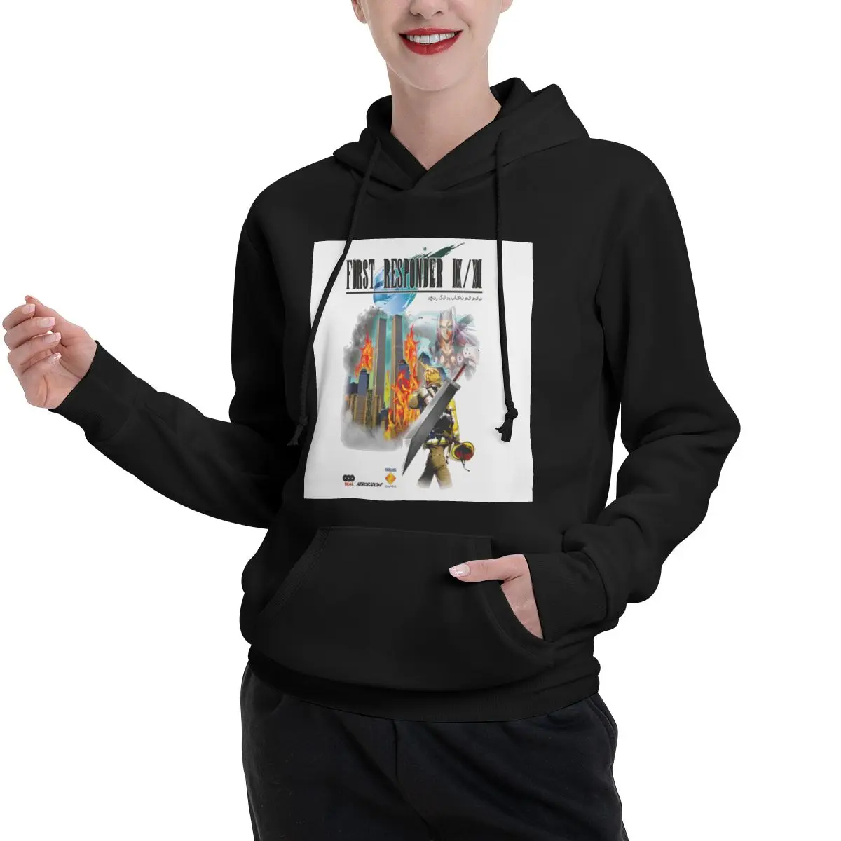 

Final Fantasy 911, толстовки для пар, мужские и женские повседневные пуловеры, толстовки в стиле хип-хоп, уличная одежда с длинными рукавами, осень-зима