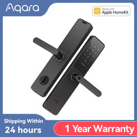 Aqara Smart Door Lock A100 Pro Fingerprint Lock APP Bluetooth Password NFC 7 Unlock Ways Support Apple Homekit Key Unlocking