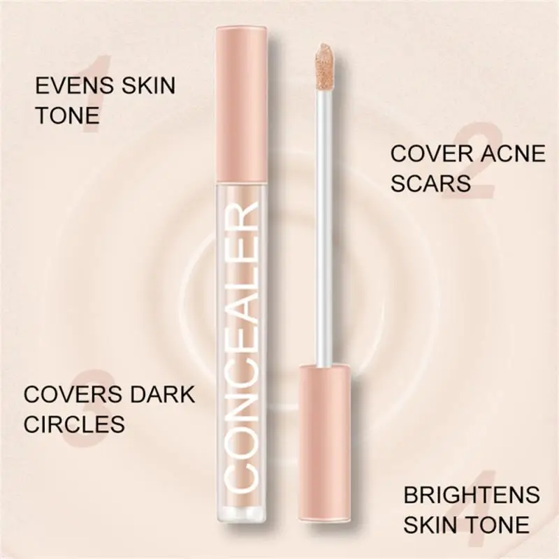 Eye Liquid Concealer Base 2 Colors Full Coverage Suit For All Skin Face Makeup Lip/Dark Eye Circle Cover Concealer Long Lasting