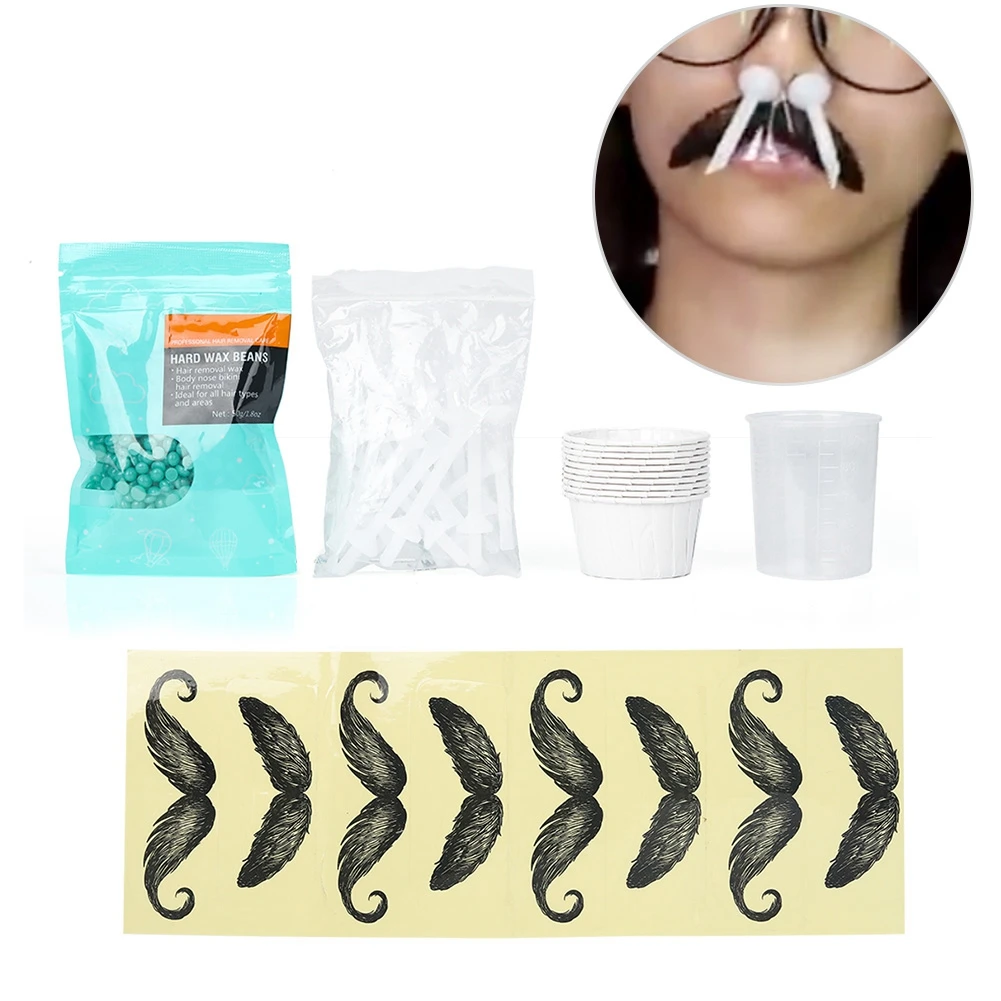 Nose Hair Removal Tool Nose Hair Removal Wax Kit Nasal Eyebrow Hairs Painless Effective Safe Quick Tools