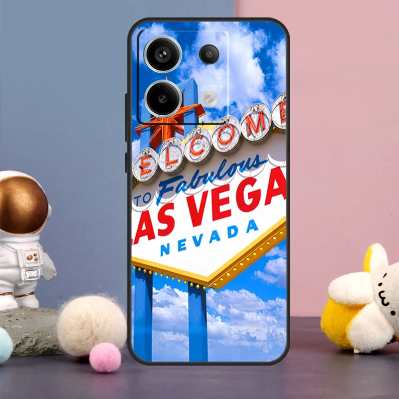  Las Vegas Sign Rome Case For Xiaomi Redmi Note 13 Pro 12 11 9 10 9S 10S 11S 12S Redmi 12 13 10C 12C 13C Cover