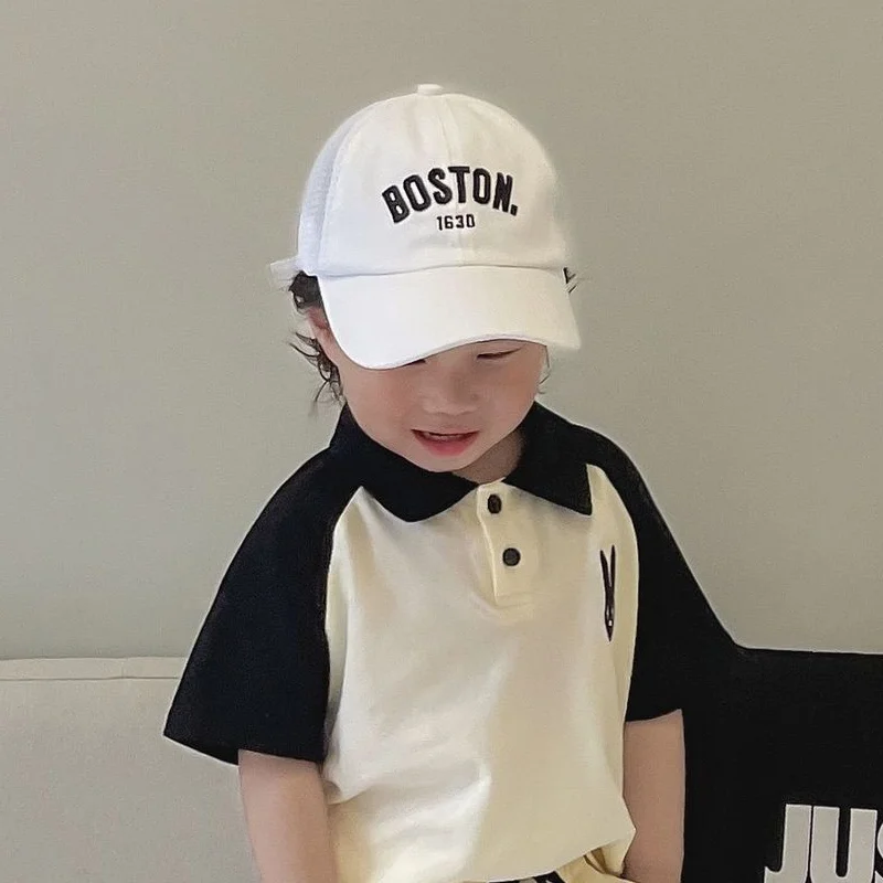 Gorra de béisbol con letras Ins para niños, gorra de malla para niños y niñas, deportes al aire libre y ocio, a juego, Good Things