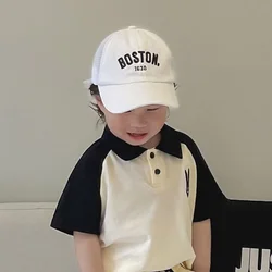 Gorra de béisbol con letras Ins para niños, gorra de malla para niños y niñas, deportes al aire libre y ocio, a juego, Good Things