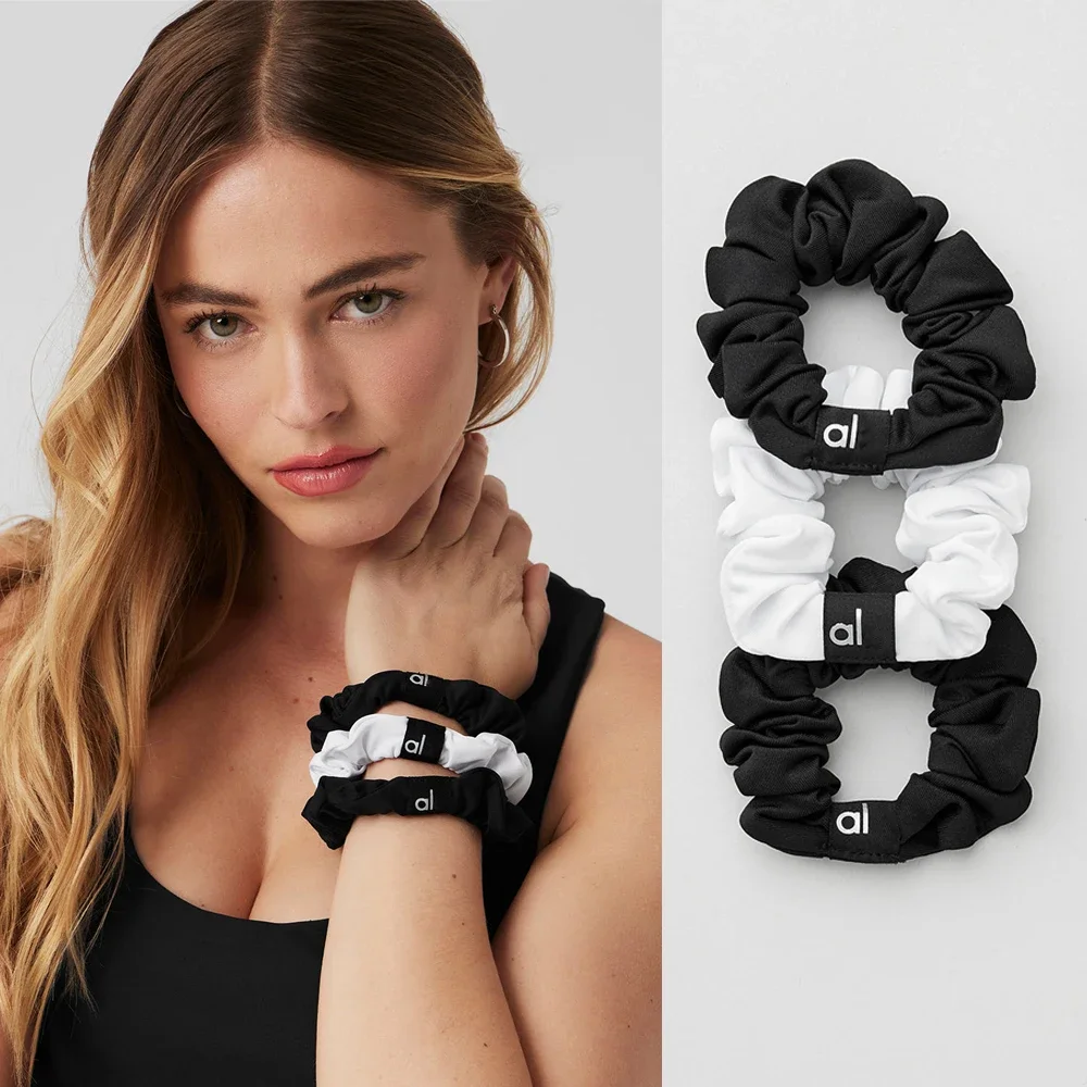 

AL Yoga FRESH MINI SCRUNCHIE Headband for Women Yoga Accessory Sports Leisure Hair Loop Comfort Elastic Gym Workout Hair Ring