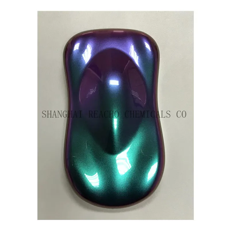 Optical Chameleon Paint Chrome, Pearlescent Pigment, Color Changed, Green, Purple, Red, Orange, Gold