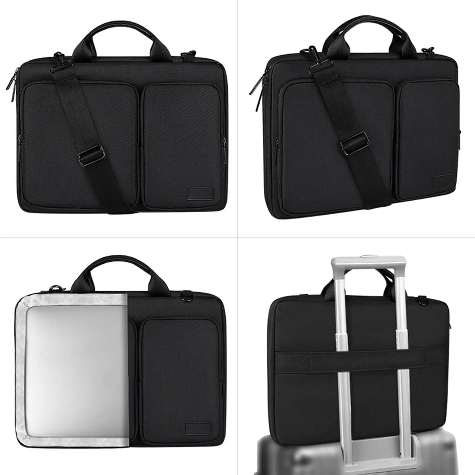 Laptop Bag Shoulder Case for 15.6 inch, Padded Laptop Compartment