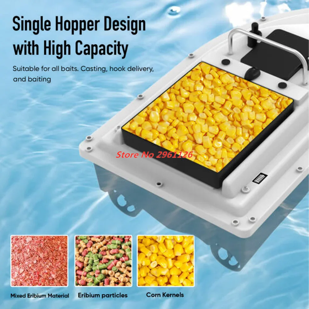 Bateau à appâts de pêche GPS 500M, télécommande sans fil 500M, bateau d'alimentation à retour automatique, bateau de nidification RC, bateau à appâts, jouet cadeau