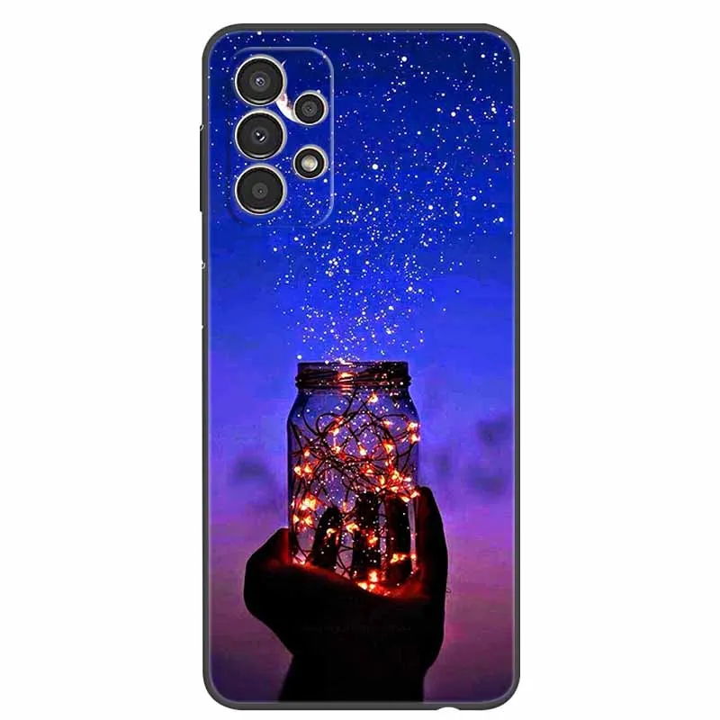 Funda de silicona negra para Samsung Galaxy A13 A137F, parachoques suave de TPU A la moda para Galaxy A13 4G / A23 4G 5G, Fundas protectoras A 23 13