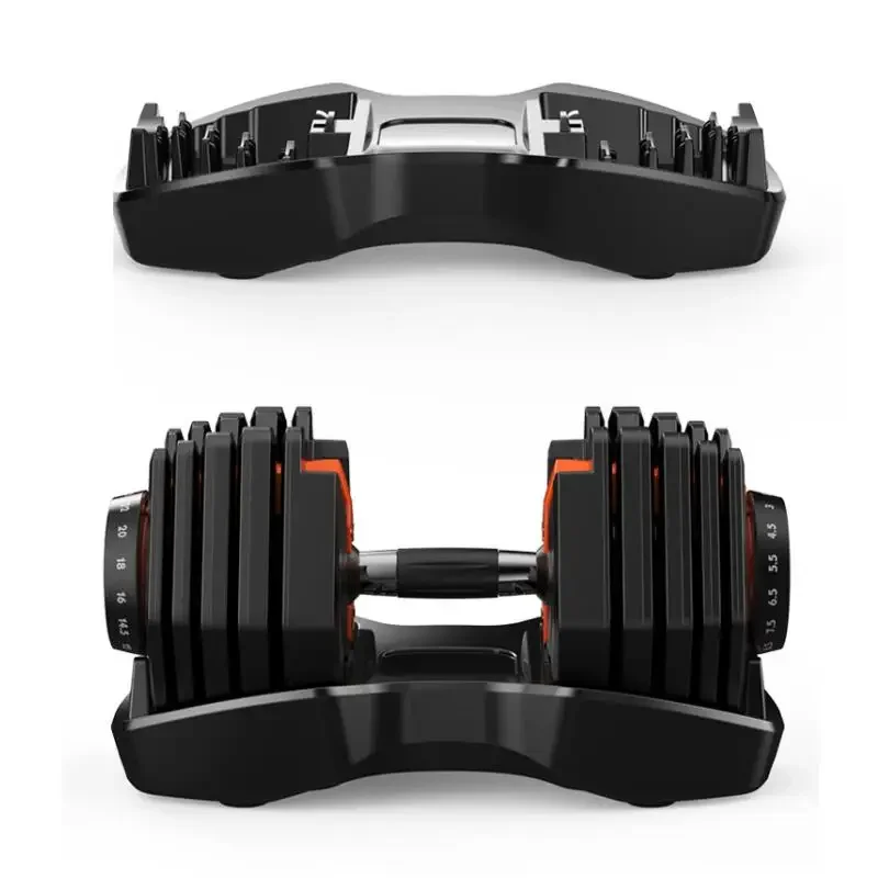 VEVOR Adjustable Dumbbell Weight Select Fitness Workout Gym From 2.5 to 24 KG Fitness Equipment Set Dumbbells 44