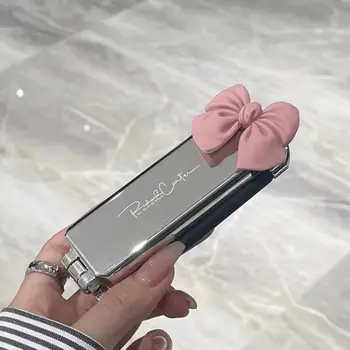 Espejo de viaje plegable, cepillos para el pelo, cepillo de bolsillo plegable, mini peine para peluquería en casa, todo tipo de cabello, peine con cojín de aire. 10 best sales Cepillo de pelo portátil - №1